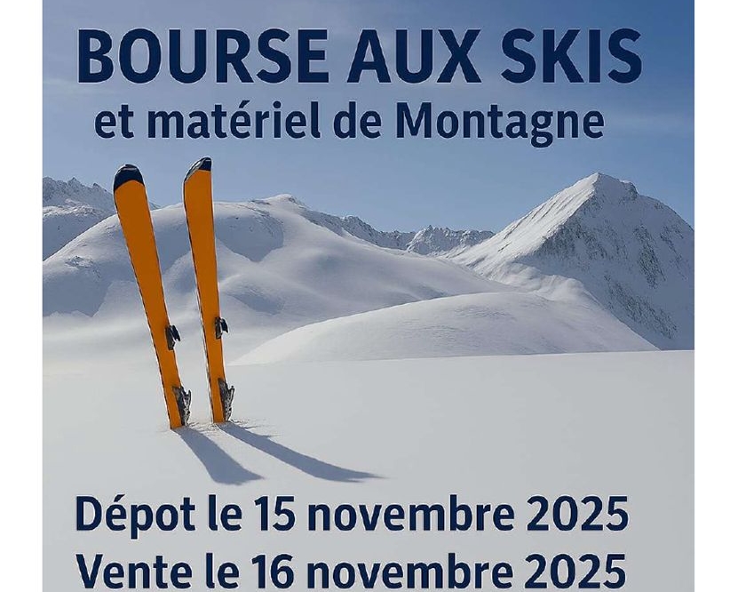 Bourse aux skis et matériel de montagne