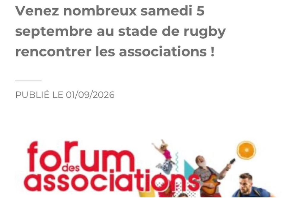 Forum des associations de Saint Lys 2026
