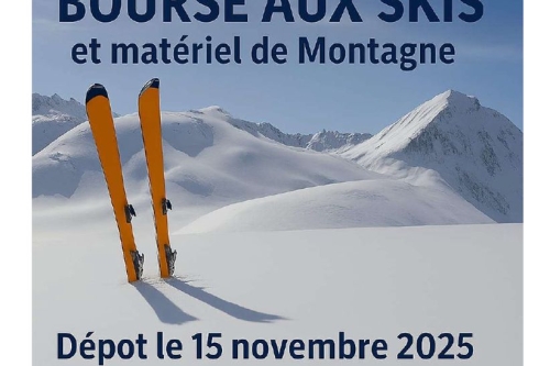 Bourse aux skis et matériel de montagne