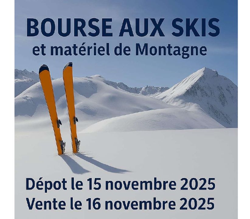 Bourse aux skis et matériel de montagne